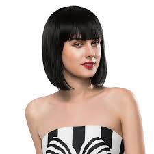 Synthetic hair wigs are easy to manage and style, and many of these of these also heat resistant wigs. 13 Straight Black Synthetic Wigs With Bangs For Women Short Hair Bob Wig Heat Resistant Bobo Hairstyle Cosplay Wigs Walmart Com Walmart Com