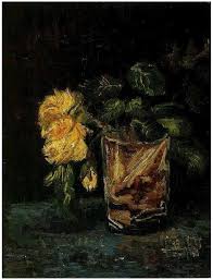The paintings (flowers in a blue vase). Flower Paintings Van Gogh Gallery