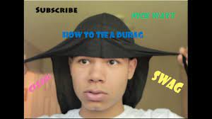 What's the best way to unwrap a durag? How To Tie A Wavy Merch Durag Youtube