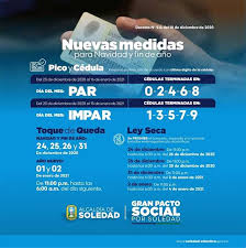 El alcalde de la ciudad argumentó que, junto con el dentro de las decisiones, el mandatario anunció toques de queda nocturnos y, de nuevo, pico y un sol cálido enmarca la soledad de este sábado, al inicio del toque de queda en medellín. Alcalde De Soledad Decreta Toque De Queda Ley Seca Para Navidad Y Fin De Ano E Implementa El Pico Y Cedula Vive La Noticia