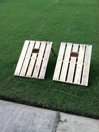 Bean Bag Toss Game Out Of A Pallet Bean Bag Toss Game Diy Fall Pallets Bean Bag Toss
