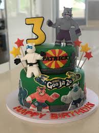 Birthday Cake For Hero Heroes Of Goo Jit Zu Birthday Cake In 2020 Kids Themed Birthday Parties Kids Birthday Party Kids Birthday
