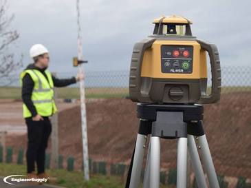 Using a laser detector outdoors, AI generated