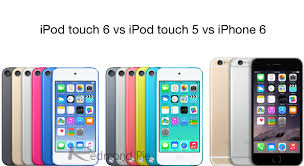 ipod touch 6 vs ipod touch 5 vs iphone 6 specs comparison