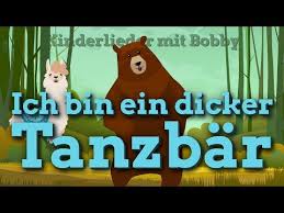 ich bin ein dicker tanzbar das kinderlied mit text kinderlieder mit bobby youtube kinder lied kinderlieder kindergarten lieder