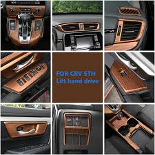 Striking a balance between passenger car and utility vehicle, it is perfect for urban dwellers — particularly young families who have to contend with narrow roads and tight parking spaces in the city. Accessories For Honda Crv 5th Lhd 2017 2018 2019 Peach Wood Grain Interior Abs Decoration Cover Trim Car Stickers Aliexpress