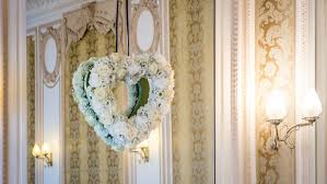 Blackpool Imperial Hotel Wedding Heart Wreath Flowers Heart Wreath Wedding Heart Wedding Hotel Wedding