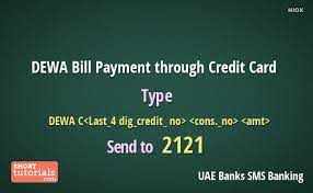 Simply visit any of our over 190 conveniently located branches and make cash payments for the following: Make Dewa Bill Payment Through Credit Card Of First Gulf Bank By Mobile Sms
