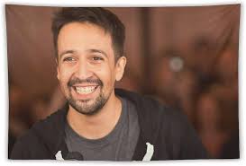 Lin-manuel Miranda Actor Smiling Poster Tapestry Prints Room Aesthetic Wall  Art Bedroom Tapestries Walls Bedroom Home Decor 60"x90"