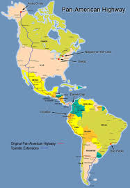 North America Pan American Highway Pan American Highway Highway Map Pan American