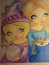 A fantasy art adventure at amazon.com. Colored Them To Look Like My Daughters Prismacolor Jasmine Becket Griffith Coloring Book Coloring