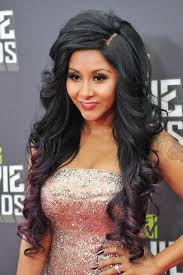 Victoria beckham, snooki, lauren alaina, and jessica biel. Snooki Nicole Polizzi S Hairstyles Hair Colors Steal Her Style
