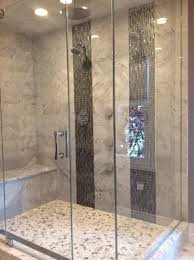 Mirror Mosaic Shower Wall Marble Shower Large Shower Master Bath Nj Tile Showroom Design With Tile Banos