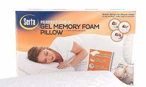 Serta Perfect Curve Gel Memory Foam Pillow Brand New Factory Sealed In Box Gel Memory Foam Memory Foam Pillow Memory Foam