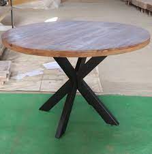 5 out of 5 stars. Industrial Vintage Rough Mango Wood With Ms Metal Leg Round Dining Table Cafe Tables Restaurant Dining Table Hotel Table Hotel Table And Chairs Hotel Dining Table And Chairs Nd Art Export