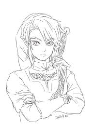 Pin De Ignacio En Colorear Dibujos Manga A Lapiz La Leyenda De Zelda Leyendas