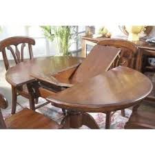round dining table with butterfly leaf