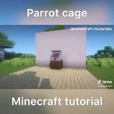 Minecraft Tutorial Parrot Cage Architecture Architectural Design Videos Cage Minecraft Parrot Tutorial In 2020 Minecraft Tutorial Minecraft Minecraft Creations