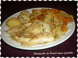 Blanquette De Poulet Sauce Poulette Chez Vanda Blanquette De Poulet Blanquette Cuisiner Le Panais