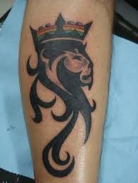 The tribal styles we see today originate from various old tribes like those from borneo, the haida, the native americans, the celtic tribes, the maori and other polynesian tribes. Tattoo On Pinterest Lion Tattoo Small Lion Tattoo And Lion Tattoo Rasta Tattoo Tattoos For Guys Tribal Tattoos