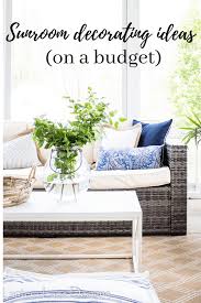 Sunroom Ideas On A Budget Sunroom Decorating Home Decor Affordable Home Decor