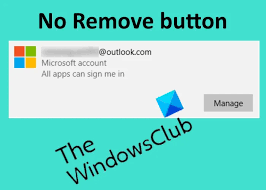 The ability to network two or more computers together is one of windows' most convenient and functional features. No Remove Button For Microsoft Account In Windows 10