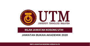 Jawatan kosong gsc golden screen cinemas 2018. Jawatan Kosong Terkini Universiti Teknologi Malaysia Utm Kekosongan Pelbagai Jawatan Bukan Akademik 2020 Kerja Kosong Kerajaan Swasta