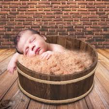 You would have to check in on the bath products, the temperature of the. Tiny Wooden Round Basket Photography Props For Newborn Baby Posing Studio Baby Photo Prop Walmart Com Walmart Com