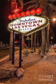 Content generally available for advertising, promotional, merchandising, or other commercial uses. R I P Welcome To Downtown Las Vegas Sign At Night Photograph By Aloha Art