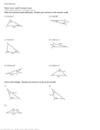 Students will practice applying the law of sines to calculate side lengths and angle measurements. Rrw1cypqf Rvzm