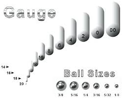 14 High Quality Gauge Piercing Size Chart