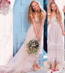 Celebrity Photo Galleries Amanda Seyfried Photos Mamma Mia Wedding Dress Wedding Dresses Hippie Mamma Mia Wedding