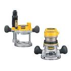 2-1/4 HP Electronic Variable Speed Fixed Base and Plunge Router Combo Kit with Soft Start DW618PK Dewalt