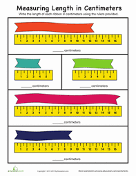 Measure The Length Worksheet Education Com Measuring Length Worksheets Education Com