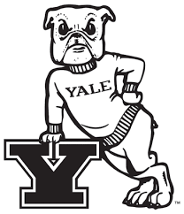 Black And White Bulldog Logo Yale Bulldogs Primary Logo Yale Bulldogs Yale Bulldog Mascot