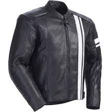Tour Master Coaster 3 Black And White Leather Jacket White Leather Jacket Leather Jacket Motorcycle Jacket