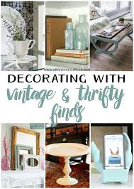 Budget Friendly Decor With Vintage Thrifted Finds Artsy Chicks Rule