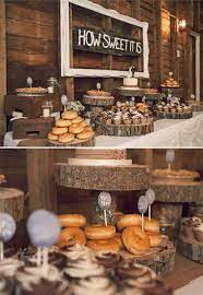 Rustic Wedding Party Ideas Photo 1 Of 7 Wedding Dessert Table Wedding Desserts Rustic Wedding
