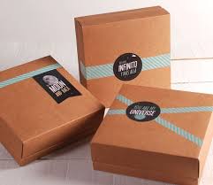 Kraft Box Decorated With Stickers Selfpackaging Box Packaging Kraft Boxes Mailer Box