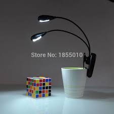 Led Reading Lamp Dual Arms 2 Leds Flexible Book Sheet Music Stand Light Reading Light Student Dormitory Lights With Clip Reading Lamp Music Stand Lights Lights