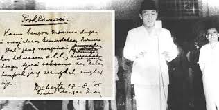 Check spelling or type a new query. Kronologi Detik Detik Saat Teks Proklamasi Dikumandangkan