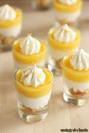 Meyer Lemon Parfaits Recipe Mini Dessert Recipes Desserts Shot Glass Desserts