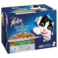 Aus Der Kategorie Felix Gibt Es Zum Preis Von Eur 15 50 Felix So Gut Wie Es Aussieht Mit Gemuse Ist Eine Auswahl A Cat Food Canned Cat Food Cat Food Coupons