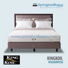 Kingkoil spring bed adalah merk spirng bed yang telah menjadi pelopor produsen dan pemasok berkualitas tinggi kasur dan sprei, karena dari berbagai jenis perlengkapan tidur king koil diproduksi dengan pengawasan yang ketat dari king koil international usa, dan the international chiropractic association (ica). Spring Bed King Koil Viscountess Spring Bed Bagus