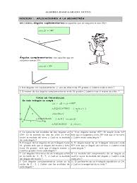 Estas hojas de ejercicios están destinadas principalmente a los estudiantes de secundaria, pero hemos tocado también algunos temas de preuniversitario. Guia 2 De Algebra Basica Triangulo Geometria