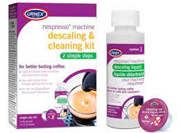 The urnex descaler and cleaner for nespresso capsule espresso makers worked simply and completely. Urnex Nespresso Machine Descaling Cleaning Kit Canadian Tire
