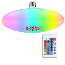 Since the light will be operating from a higher range, the lighting needs to be maximized for optimal illumination. Bluetooth Music Bulb Rgbw High Power 30w Ufo Lamp Bluetooth Music Ufo Lamp Intelligent 16 Color Bulb 7703212 2021 36 60
