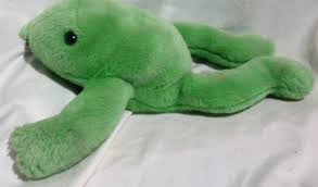 Ty 2001 Beanie Buddy Legs Bright Green Frog Plush Soft Cuddly Stuffed Animal Toy Ty Pet Toys Cuddly Animals