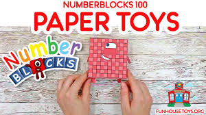 Primary, secondary, and tertiary colors. Numberblocks 100 Paper Toy Craft For Kids Fun House Toys Video Analysis Report