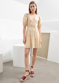 Puff Sleeve Mini Dress Mini Dress With Sleeves Ladies Dress Design Dresses
